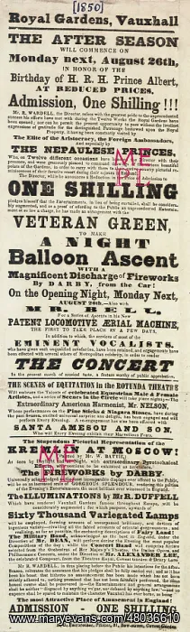 : Balloon event, Charles Green : Balloon event, Charles Green