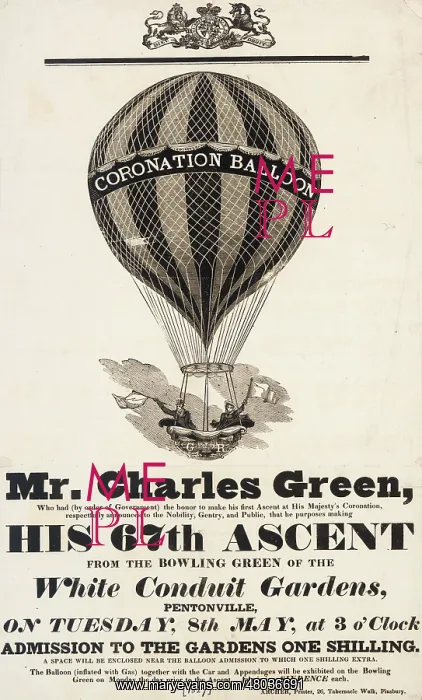 : Balloon event, Charles Green : Balloon event, Charles Green
