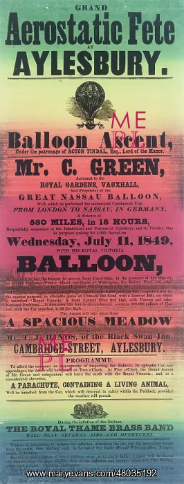 : Balloon event, Charles Green, Aylesbury : Balloon event, Charles Green, Aylesbury
