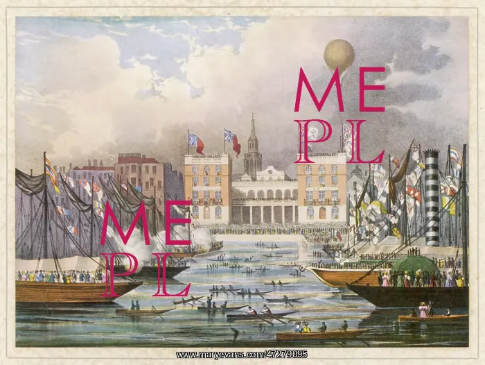 : Balloon Over London 1833 : Balloon Over London 1833