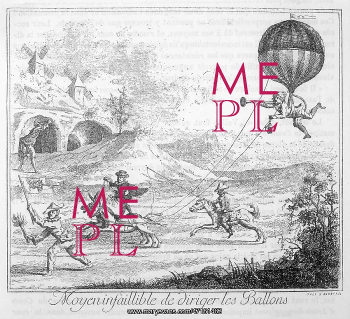 : Balloon Satire of 1785 : Balloon Satire of 1785
