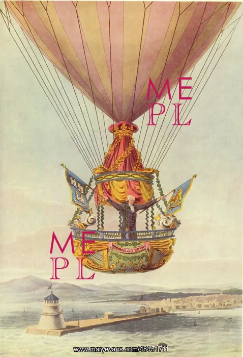  : Ballooning, James Sadler over the Lighthouse, Dublin