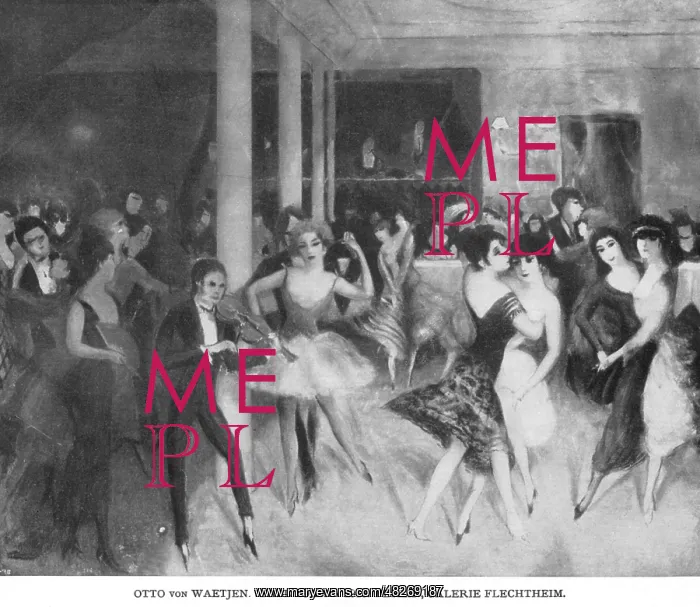 : Ballroom in Berlin, 1922 : Ballroom in Berlin, 1922