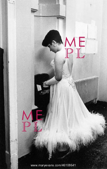 : Ballroom dancer in dressing room : Ballroom dancer in dressing room