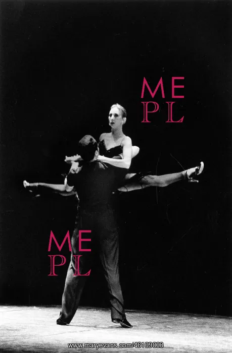  : Ballroom dancing couple in action