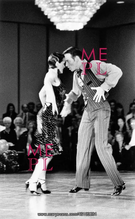 : Ballroom dancing couple in action : Ballroom dancing couple in action