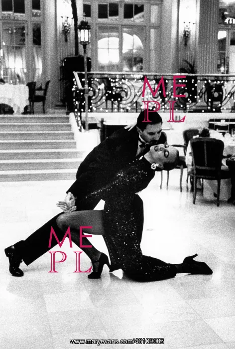 : Ballroom dancing couple at the Waldorf : Ballroom dancing couple at the Waldorf