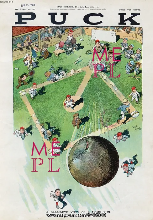 : Ball's-eye view of a home run : Ball's-eye view of a home run