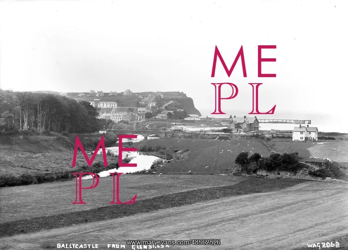 : Ballycastle from Glenshesk : Ballycastle from Glenshesk