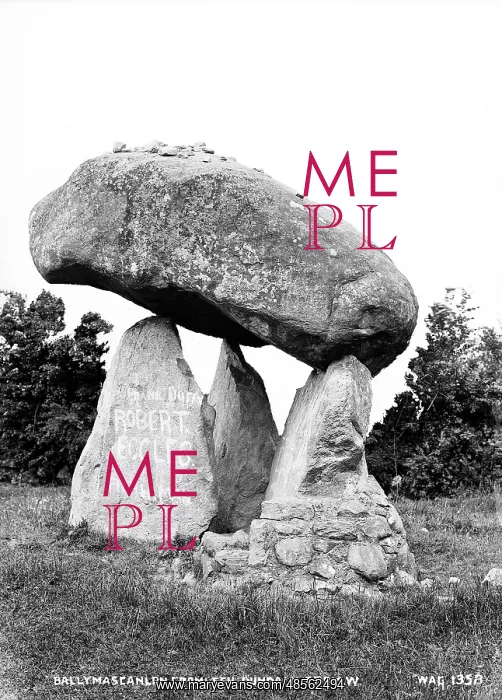 : Ballymascanlan, Cromlech, Dundalk from W : Ballymascanlan, Cromlech, Dundalk from W