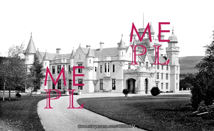  : Balmoral Castle, from south west c1890