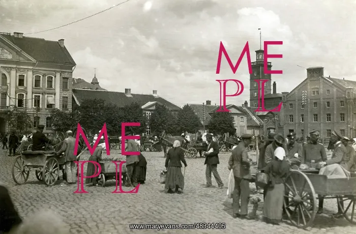 : Baltic market square, 1919 : Baltic market square, 1919