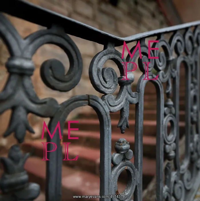 : Balustrade, Albarracin, Aragon, Spain : Balustrade, Albarracin, Aragon, Spain