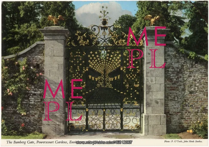 : The Bamberg Gate, Powerscourt Gardens, Enniskerry : The Bamberg Gate, Powerscourt Gardens, Enniskerry