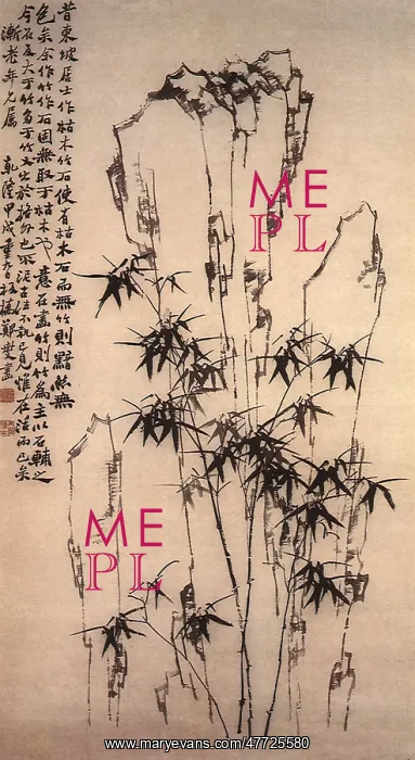  : Bamboo and Rock