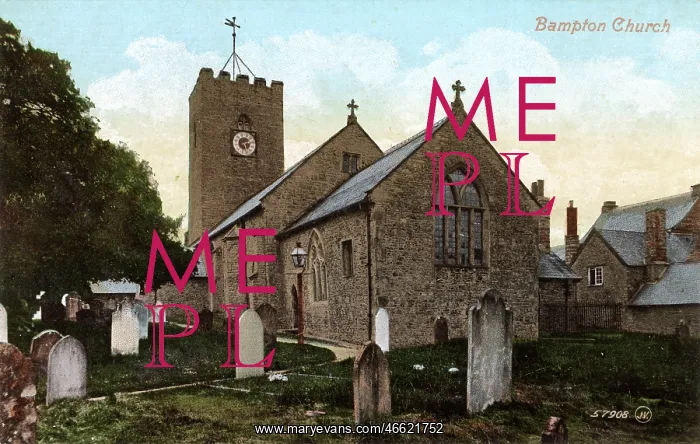 : Bampton, Devon - The Church of St Mary's : Bampton, Devon - The Church of St Mary's