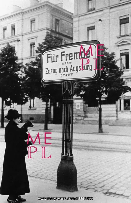 : Ban on moving to Augsburg, 1919 : Ban on moving to Augsburg, 1919