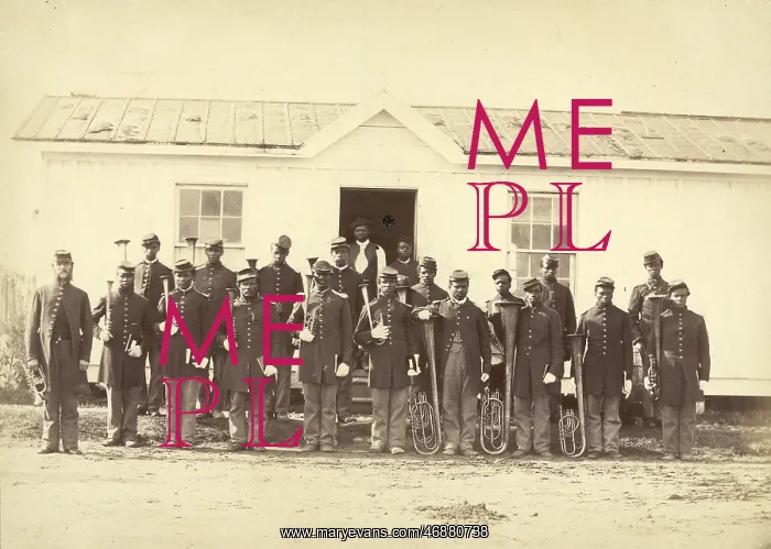 : Band of 107th US Colored Infantry : Band of 107th US Colored Infantry