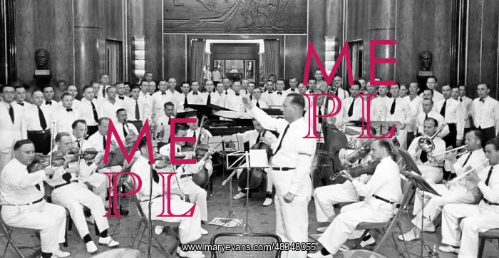 : Band aboard the Bremen, ca. 1930 : Band aboard the Bremen, ca. 1930