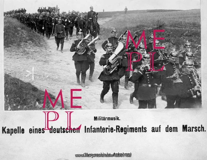 : Band of a German Infantry Regiment, 1903 : Band of a German Infantry Regiment, 1903