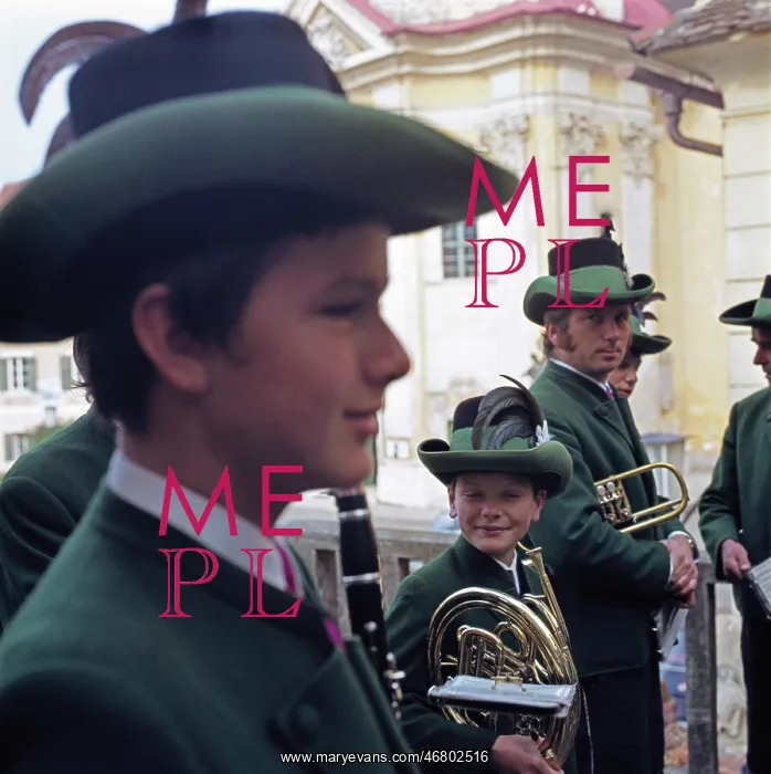 : Band in traditional Styrian costume : Band in traditional Styrian costume