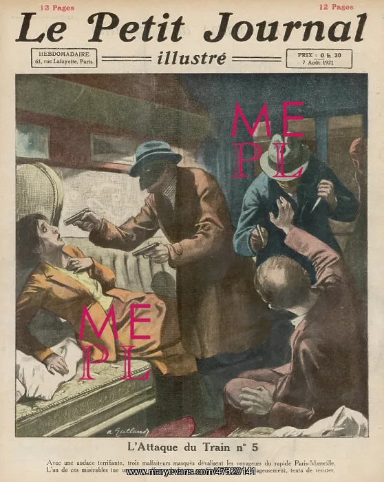 : BANDITS ON TRAIN / 1921 : BANDITS ON TRAIN / 1921
