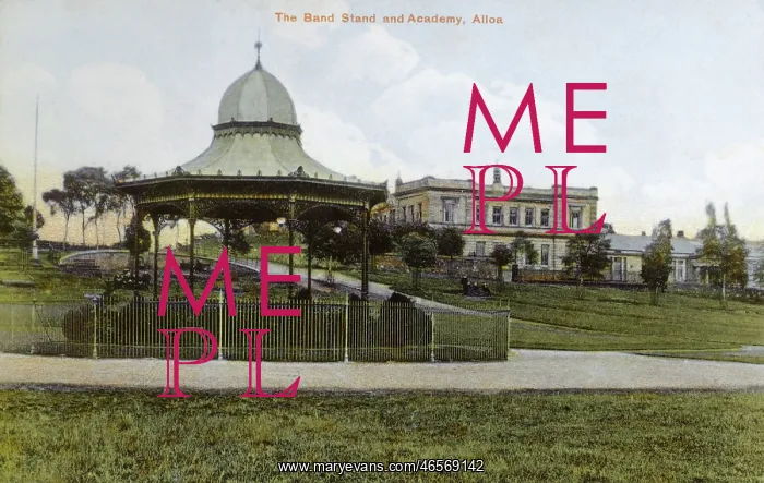 : The Bandstand and Academy, Alloa : The Bandstand and Academy, Alloa