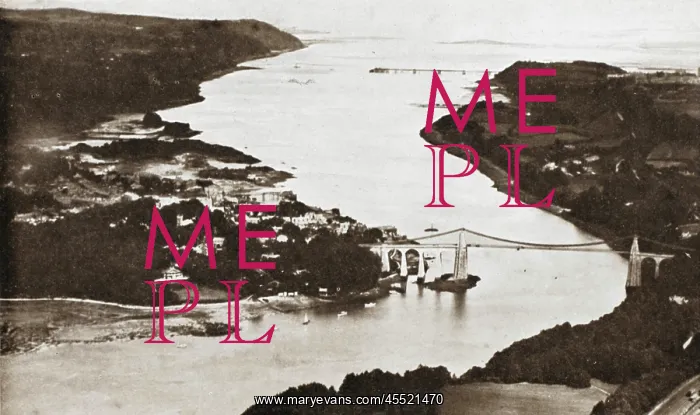 : Bangor - looking down the Menai Straits : Bangor - looking down the Menai Straits