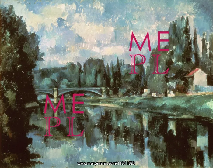 : The Banks of the Marna, by Paul Cezanne : The Banks of the Marna, by Paul Cezanne