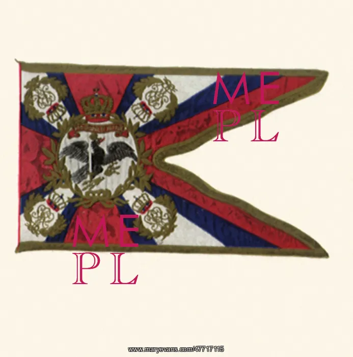  : Banner, Bird, Wreath 1745