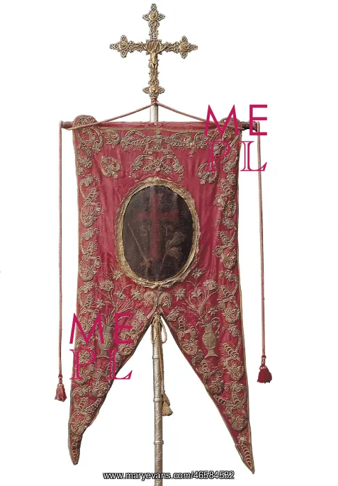  : Banner of the Inquisition of Sevilla. Textiles