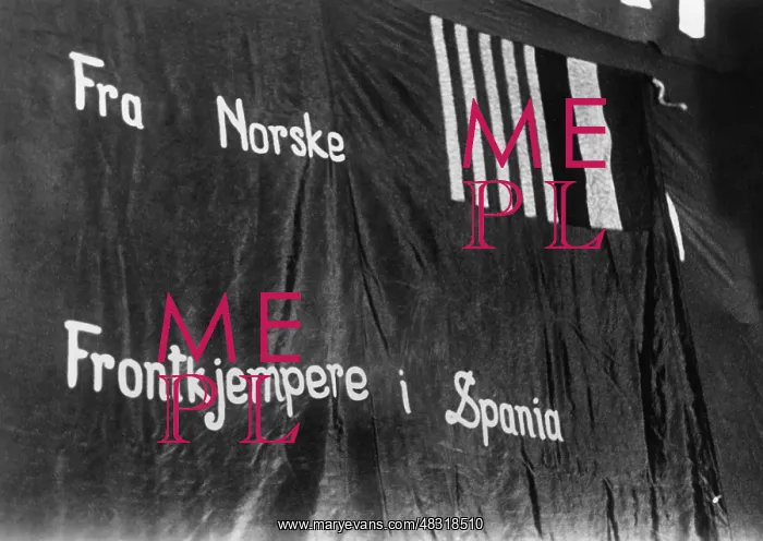 : Banner of Norwegian Fighters of the Spanish : Banner of Norwegian Fighters of the Spanish