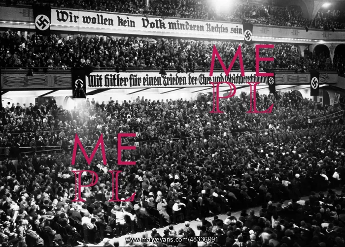 : Banner saying We don't want to be a nation : Banner saying We don't want to be a nation