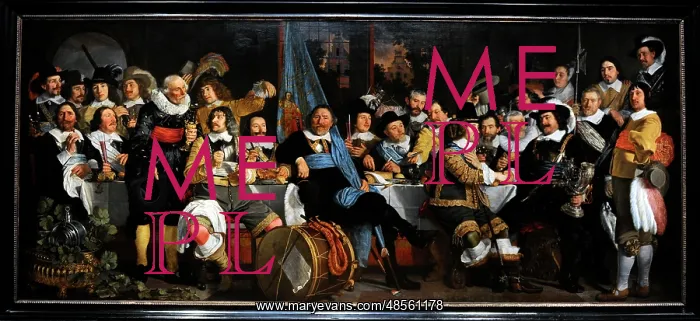 : Banquet of the Amsterdam Civic Guard in Celebration : Banquet of the Amsterdam Civic Guard in Celebration