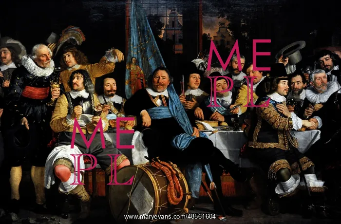 : Banquet of the Amsterdam Civic Guard in Celebration : Banquet of the Amsterdam Civic Guard in Celebration