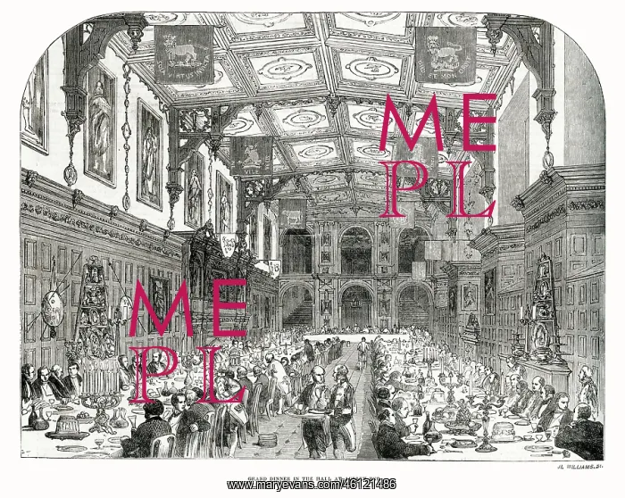  : Banquet held at Audley End House