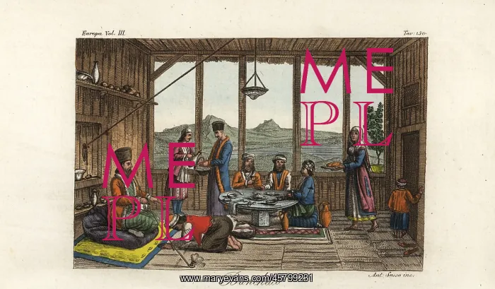 : The banquet held for Dodwell by the Bishop : The banquet held for Dodwell by the Bishop