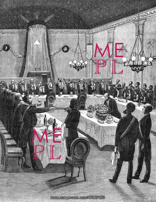 : Banquet at a Symbolic Lodge : Banquet at a Symbolic Lodge
