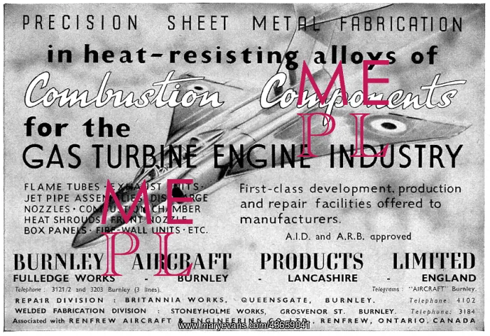 : BAP Burnley Aircraft Products. Precision : BAP Burnley Aircraft Products. Precision