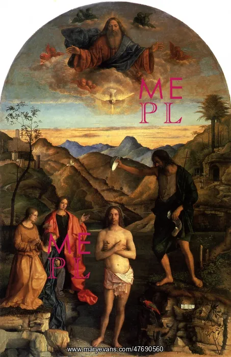  : Baptism of Christ, by Bellini