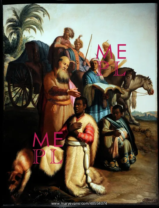 : Baptism of the Eunuch, by Rembrandt : Baptism of the Eunuch, by Rembrandt