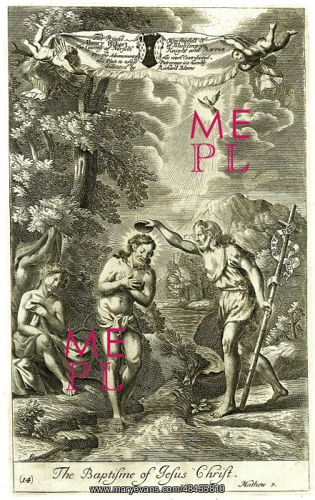 : Baptism of Jesus by John the Baptist : Baptism of Jesus by John the Baptist