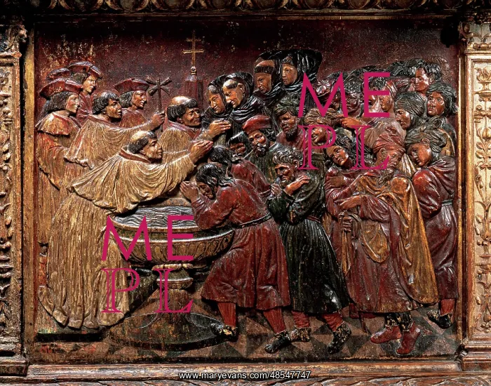 : The baptism of the Moorish of the Kingdom of Granada. Polych : The baptism of the Moorish of the Kingdom of Granada. Polych