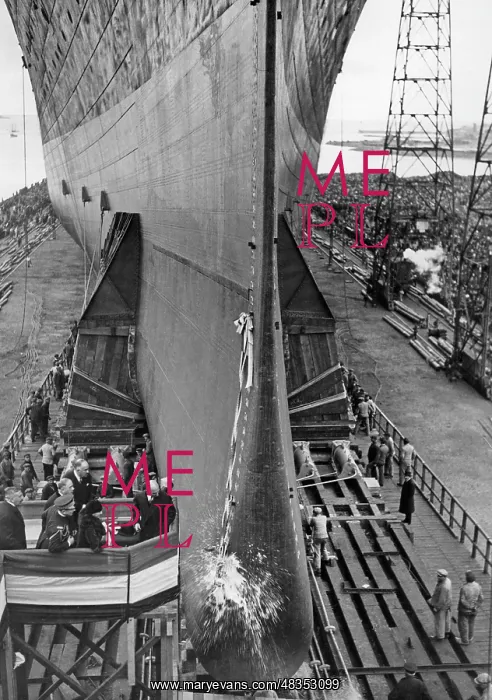 : Baptism of the Normandie, 1932 : Baptism of the Normandie, 1932