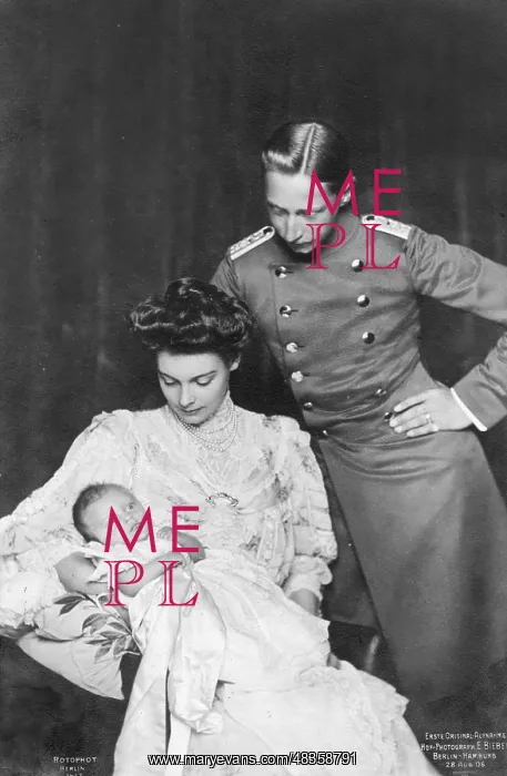 : Baptism of Prince Wilhelm of Prussia, 1906 : Baptism of Prince Wilhelm of Prussia, 1906