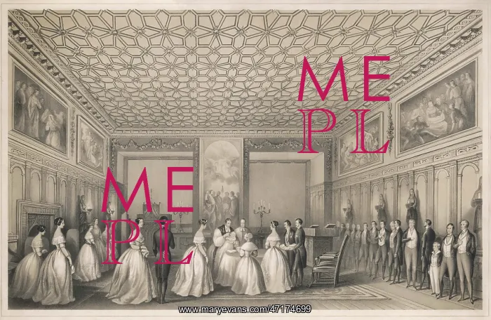: Baptism of Victoria Cecil at Burghley Chapel : Baptism of Victoria Cecil at Burghley Chapel
