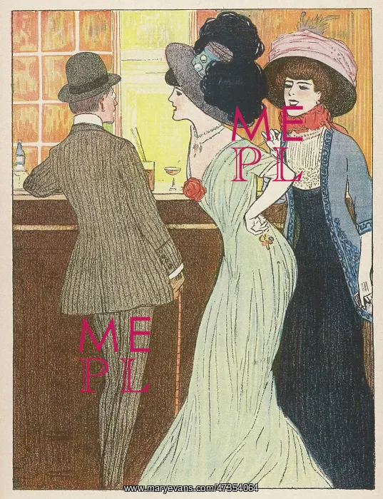 : THREE AT THE BAR 1908 : THREE AT THE BAR 1908