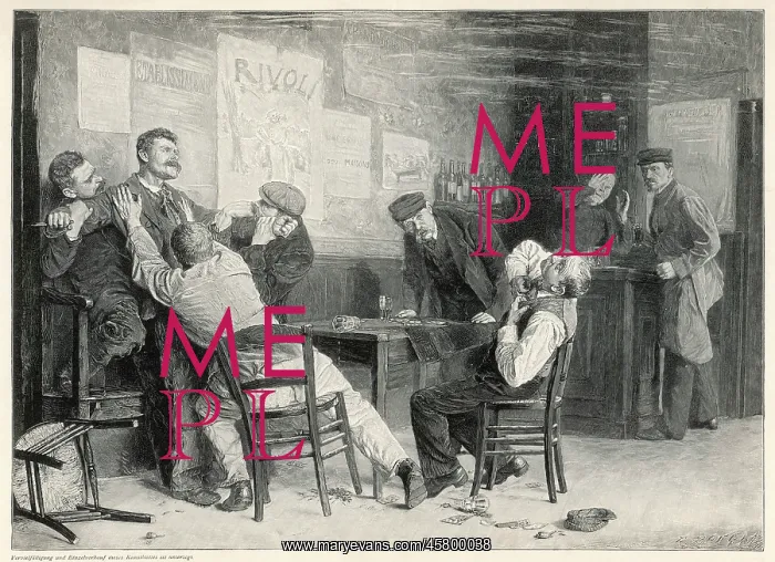 : BAR BRAWL / 1890S / MEN : BAR BRAWL / 1890S / MEN