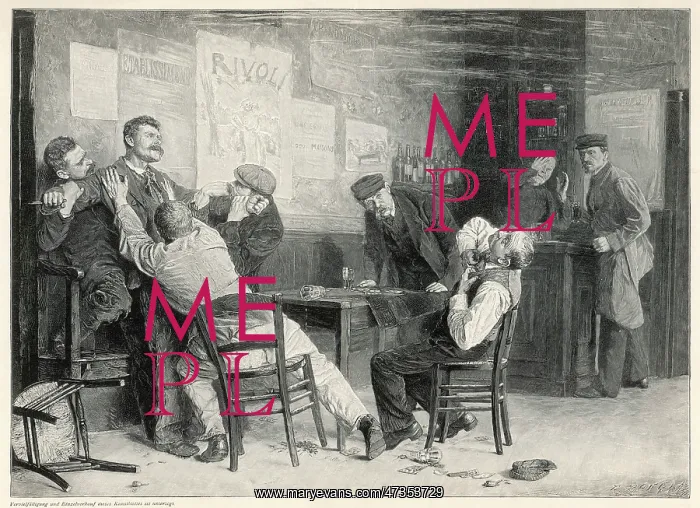 : BAR BRAWL / 1890S / MEN : BAR BRAWL / 1890S / MEN