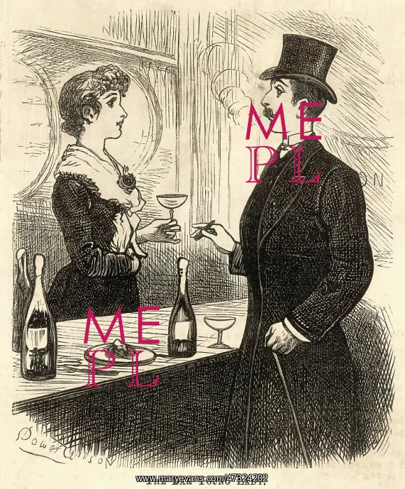 : BAR LADY AND CUSTOMER : BAR LADY AND CUSTOMER